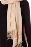 Aysel - Lys Beige Pashmina Hijab - Gülsoy