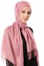 Aysel - Mørk Rosa Pashmina Hijab - Gülsoy