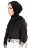 Aysel - Svart Pashmina Hijab - Gülsoy