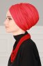 Fiona - Rød Bomull Turban - Ayse Turban