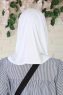 Wilda - Hvit Bomull Hijab