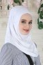Wilda - Hvit Bomull Hijab