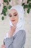 Wilda - Hvit Bomull Hijab