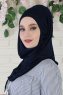 Wilda - Marineblå Bomull Hijab