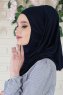 Wilda - Marineblå Bomull Hijab