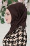 Wilda - Brun Bomull Hijab