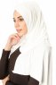 Betul - Creme 1X Jersey Hijab - Ecardin