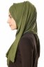 Betul - Khaki 1X Jersey Hijab - Ecardin