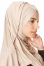 Betul - Lys Taupe 1X Jersey Hijab - Ecardin