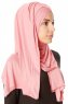 Betul - Mørk Rosa 1X Jersey Hijab - Ecardin