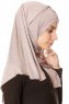 Betul - Steingrå 1X Jersey Hijab - Ecardin