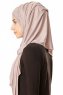 Betul - Steingrå 1X Jersey Hijab - Ecardin