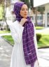 Betulle - Lilla Mønstret Hijab - Sal Evi