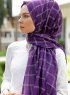 Betulle - Lilla Mønstret Hijab - Sal Evi