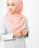 Cameo Rose - Gammelrosa Poly Chiffon Hijab 5RA32a