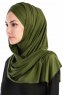 Cansu Khaki 3X Jersey Hijab Sjal Ecardin 200926-2