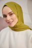 Silky Plain - Olivengrønn Hijab