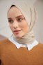 Silky Plain - Beige Hijab