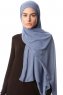 Derya - Denim Praktisk Chiffon Hijab