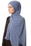 Derya - Denim Praktisk Chiffon Hijab