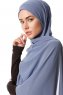 Derya - Denim Praktisk Chiffon Hijab