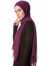 Derya - Mørk Lilla Praktisk Chiffon Hijab