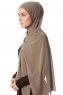 Derya - Olivengrønn Praktisk Chiffon Hijab