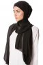 Derya - Svart Praktisk Chiffon Hijab