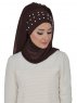 Diana Mörkbrun Praktisk Hijab Ayse Turban 326212-2