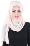 Disa - Beige Praktisk Chiffon Hijab