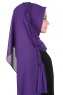 Disa - Lilla Praktisk Chiffon Hijab