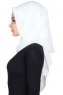 Disa - Offwhite Praktisk Chiffon Hijab