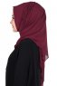Disa - Plomme Praktisk Chiffon Hijab