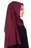 Disa - Plomme Praktisk Chiffon Hijab