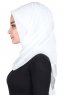 Disa - Hvit Praktisk Chiffon Hijab