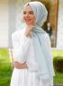Duriya - Lysegrønn Mønstret Hijab - Sal Evi