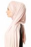 Duru - Gammelrosa & Lys Taupe Jersey Hijab