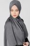 Ece Grå Pashmina Hijab Sjal Halsduk 400006d