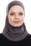Elif - Antrasitt Sport Hijab - Ecardin