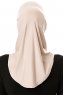 Elif - Lys Taupe Sport Hijab - Ecardin