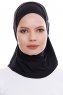 Elif - Svart Sport Hijab - Ecardin