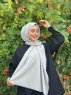 Ermina - Lysegrå Bomull Hijab - Mirach