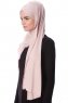 Eslem - Gammelrosa Pile Jersey Hijab - Ecardin