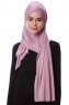 Eslem - Lilla Pile Jersey Hijab - Ecardin