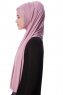 Eslem - Lilla Pile Jersey Hijab - Ecardin