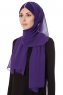 Evren - Lilla Chiffon Hijab
