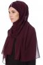 Evren - Plomme Chiffon Hijab