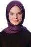 Eylul - Plomme Kvadrat Rayon Hijab
