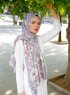 Fani - Lilla Mønstret Hijab - Sal Evi