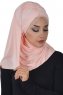 Filippa - Gammelrosa Praktisk Bumull Hijab - Ayse Turban